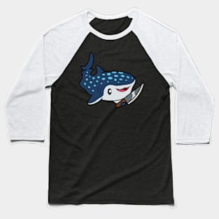 Shark with knife! Baseball T-Shirt